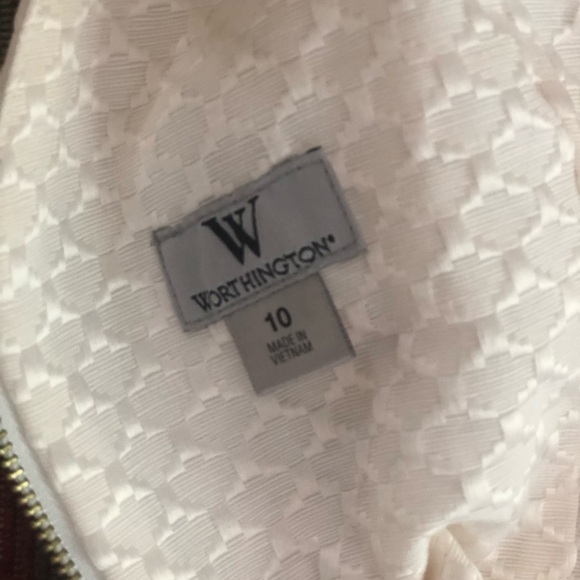 Worthington cream dress size 10 - Picture 3 of 3